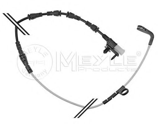 предупредителен контактен сензор, износване на накладките