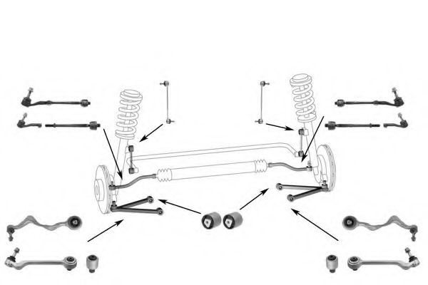 кормилно управление; окачване на колелото