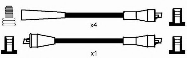 комплект запалителеи кабели 0899