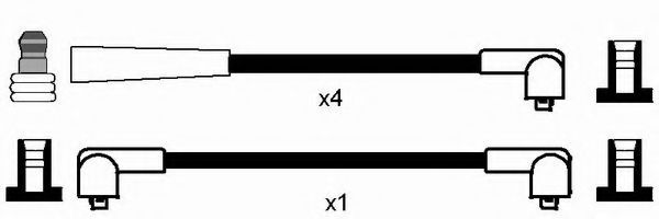комплект запалителеи кабели 0759