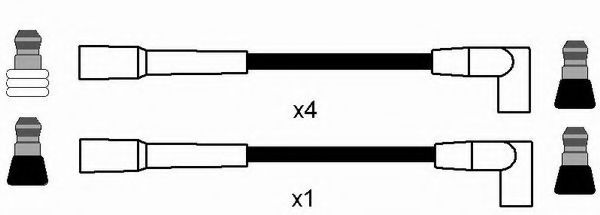 комплект запалителеи кабели 0778