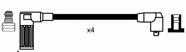 комплект запалителеи кабели 8208