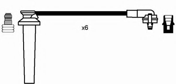 комплект запалителеи кабели 7701
