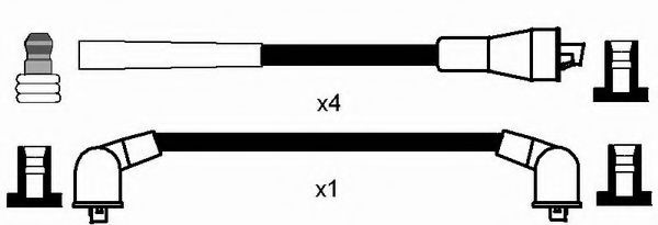 комплект запалителеи кабели 8568