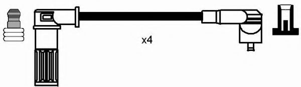 комплект запалителеи кабели 0645