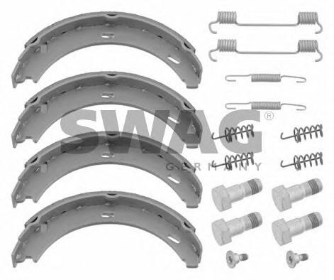 комплект спирачна челюст, ръчна спирачка 10 90 8200