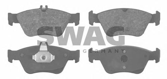 комплект спирачно феродо, дискови спирачки 10 91 6027