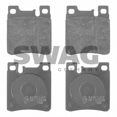 комплект спирачно феродо, дискови спирачки