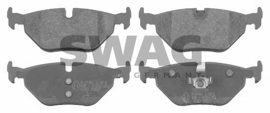 комплект спирачно феродо, дискови спирачки 20 91 6351