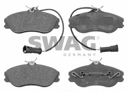 комплект спирачно феродо, дискови спирачки 30 91 6062