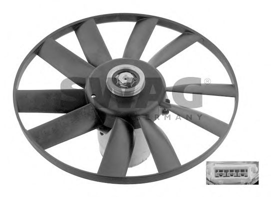 вентилатор, охлаждане на двигателя 30 93 2631