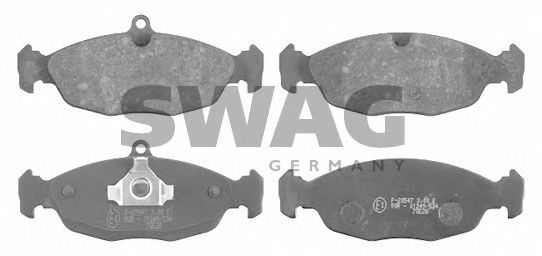 комплект спирачно феродо, дискови спирачки 40 91 6055