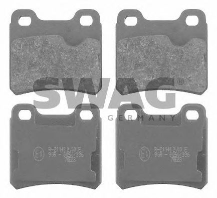 комплект спирачно феродо, дискови спирачки 40 91 6135