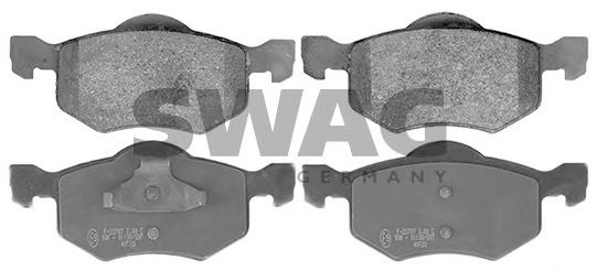 комплект спирачно феродо, дискови спирачки 50 11 6067