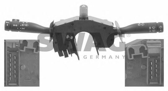 ключ, главни светлини; ключ за мигачи; включвател на чистачките; превключвател на кормилната колона 50 92 9251