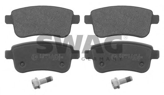 комплект спирачно феродо, дискови спирачки 60 91 6784