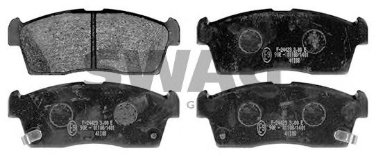 комплект спирачно феродо, дискови спирачки 62 11 6048