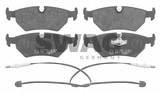 комплект спирачно феродо, дискови спирачки 62 91 6223