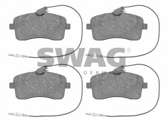 комплект спирачно феродо, дискови спирачки 62 91 6547