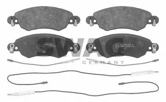 комплект спирачно феродо, дискови спирачки 64 91 6416