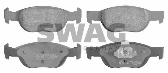 комплект спирачно феродо, дискови спирачки 70 91 6093