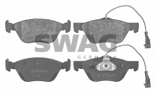 комплект спирачно феродо, дискови спирачки 74 91 6292