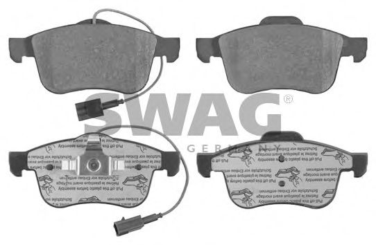 комплект спирачно феродо, дискови спирачки 74 91 6847