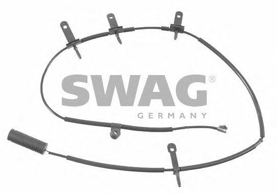 предупредителен контактен сензор, износване на накладките 99 92 2396