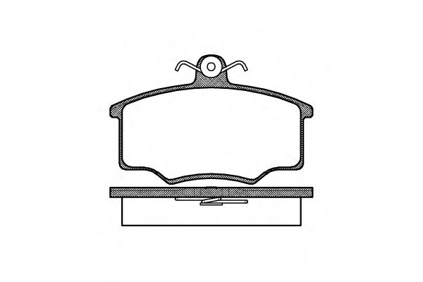комплект спирачно феродо, дискови спирачки