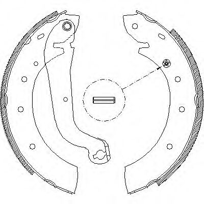 комплект спирачна челюст