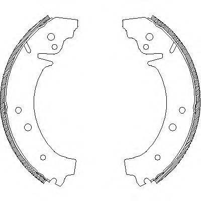 комплект спирачна челюст