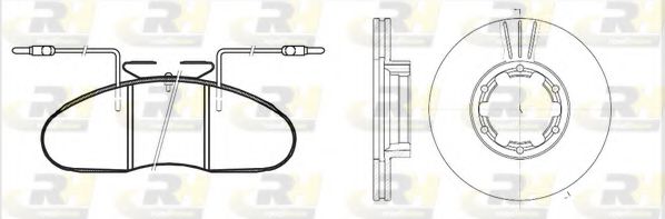спирачен комплект, дискови спирачки
