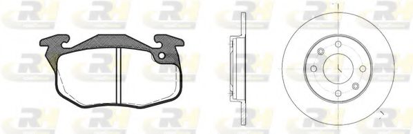 спирачен комплект, дискови спирачки