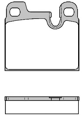 комплект спирачно феродо, дискови спирачки