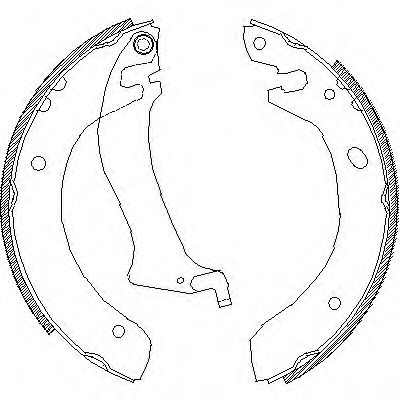 комплект спирачна челюст