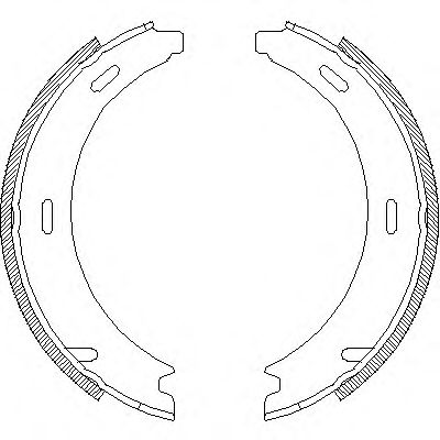комплект спирачна челюст 4094.00