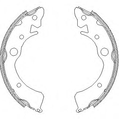 комплект спирачна челюст 4096.00