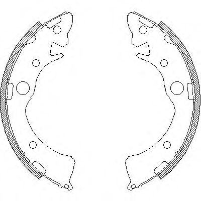 комплект спирачна челюст 4096.01