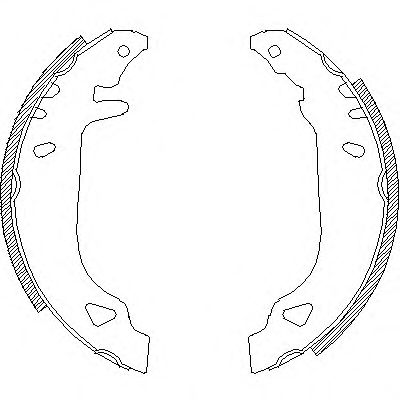 комплект спирачна челюст 4179.00