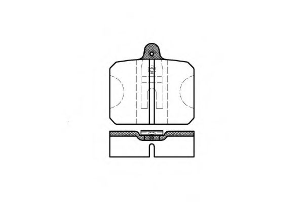 комплект спирачно феродо, дискови спирачки 0118.10
