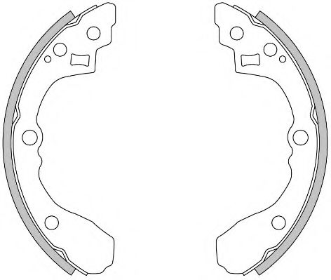 комплект спирачна челюст 4275.00