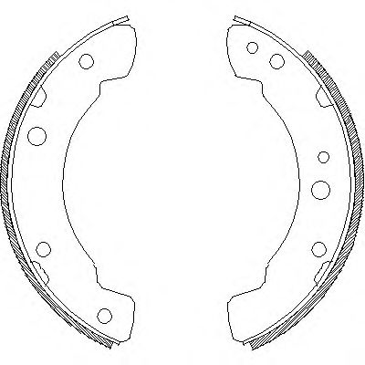 комплект спирачна челюст 4211.00