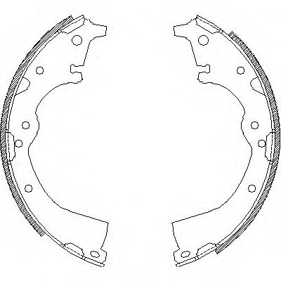 комплект спирачна челюст 4360.00