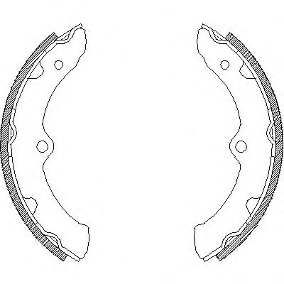 комплект спирачна челюст 4430.00