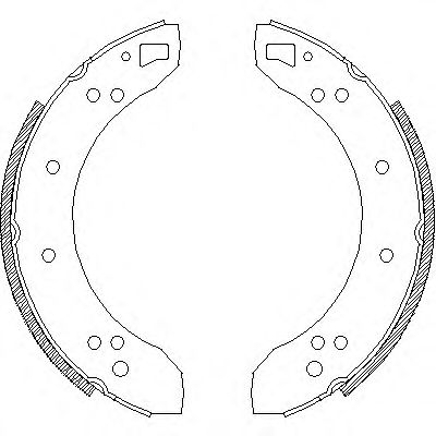 комплект спирачна челюст 4621.00