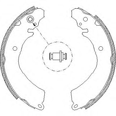 комплект спирачна челюст