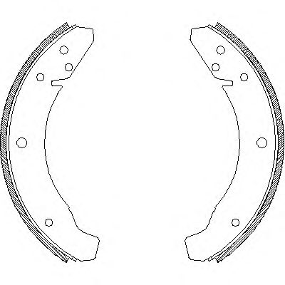комплект спирачна челюст 4683.00