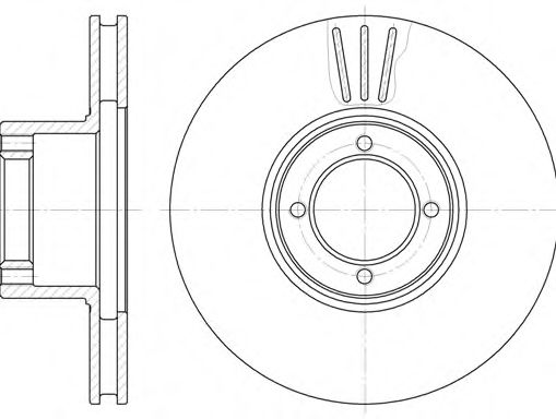 спирачен диск 6009.10