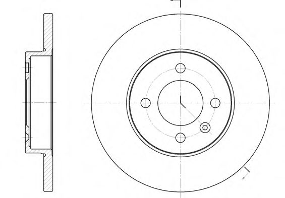 спирачен диск 6172.00
