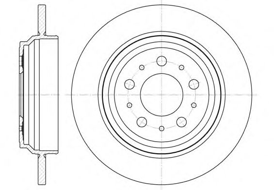 спирачен диск 6916.00